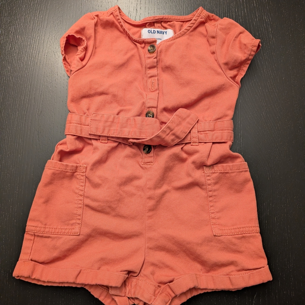 3 For $18 Old Navy Coral Kids Romper